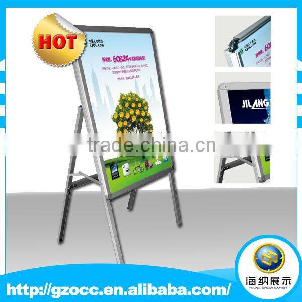 Extraordinary pavement sign poster stand esay to carry