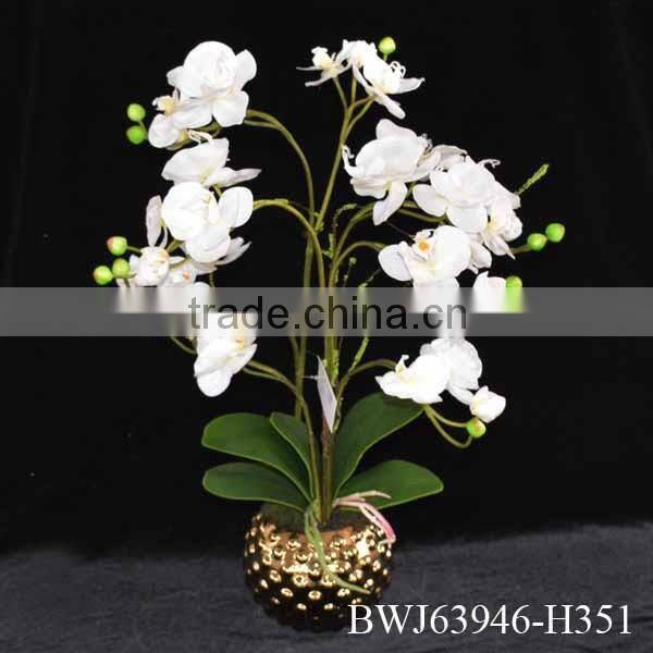 Artificial Orchid Flowers Bonsai for Christmas Decor