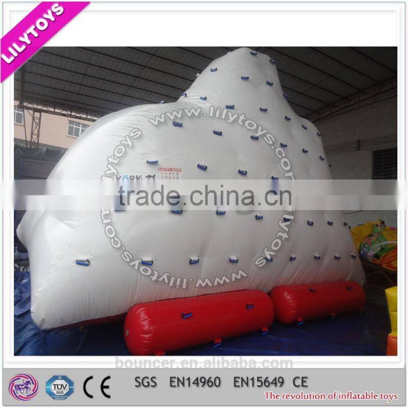 Attractive inflatable game toys for adults, crazy inflatable icerberg water toys