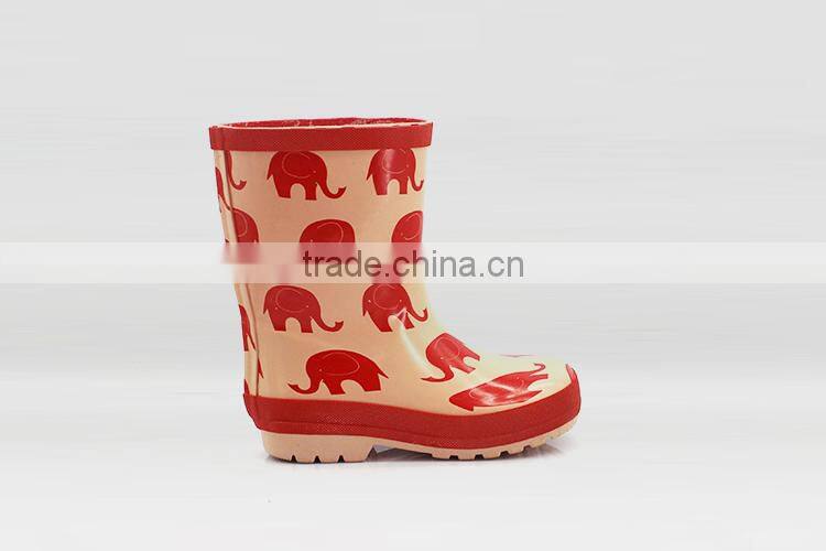 High quality Customised designs Rubber half rain boots