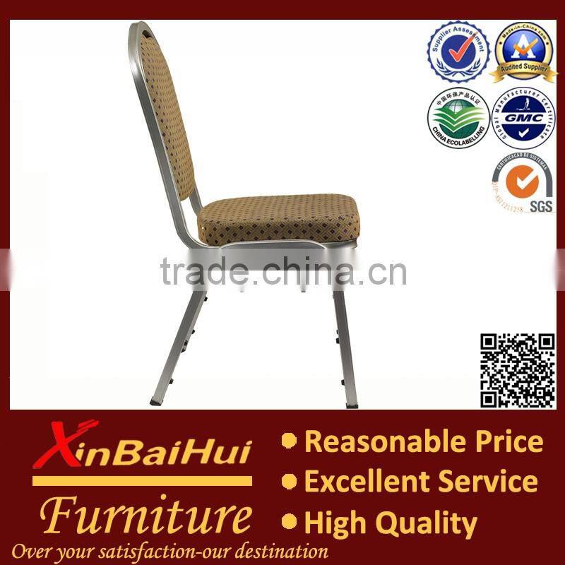 BH-L8311 Cheap Sliver metal hote furniture hotel chair