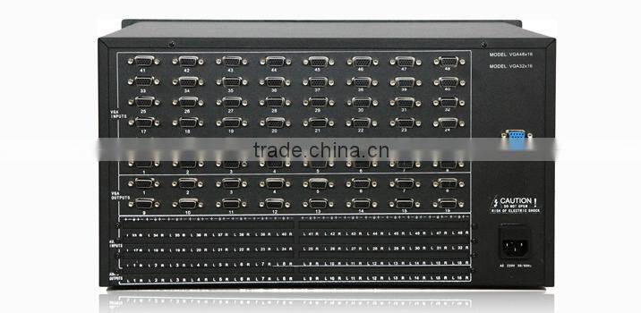 VGA 8x8 video Matrix Switcher with RS-232