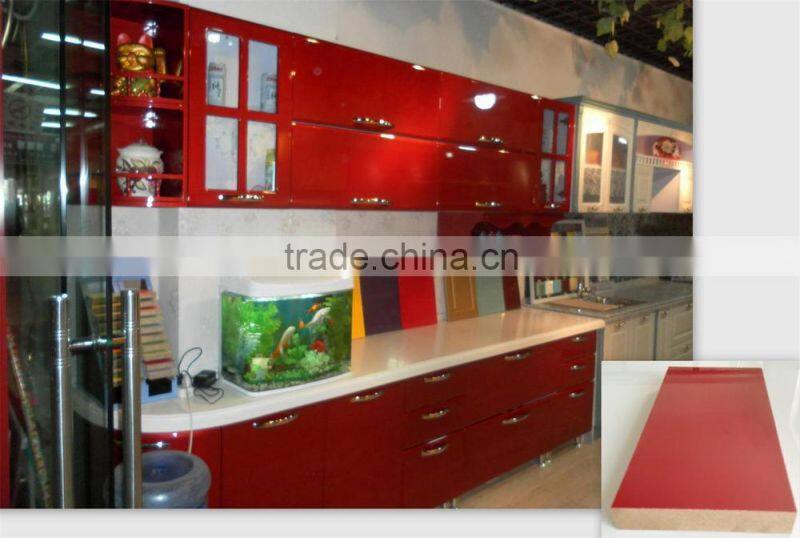 Kitchen cabinet uv mdf veneer