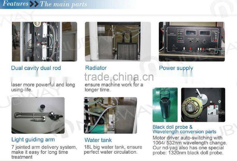 CE Approval Professional 1064nm Yag Laser Tattoo Remover