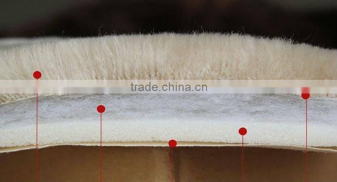 100% merino wool pile, wool length 10-35mm,250-1250GSM