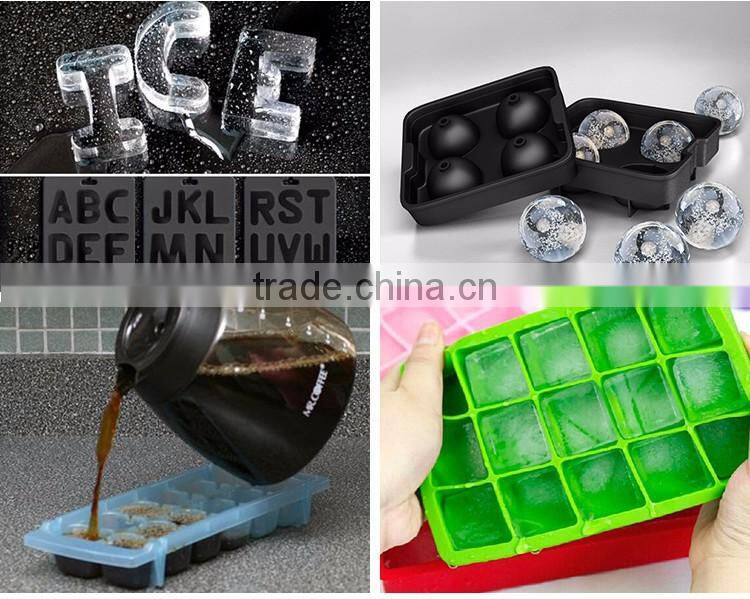 Bar Party Jelly Chocolate Silicone Shark Fin Ice Cube Maker Tray