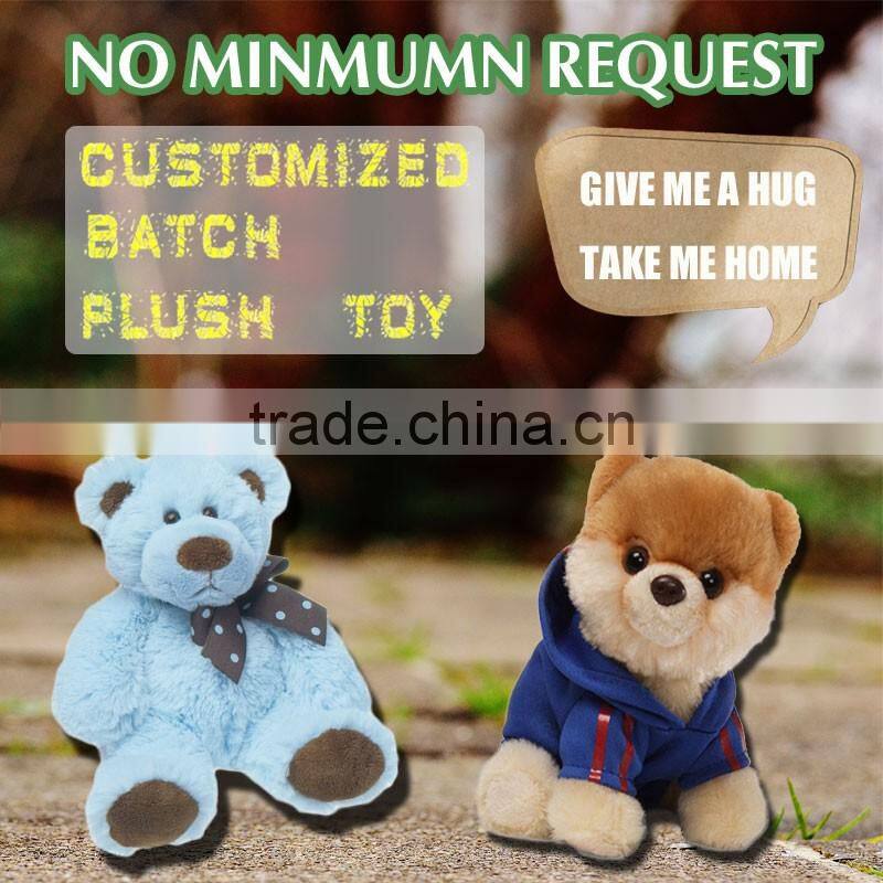 2016 Factory suppliers custom plush brown bear toys