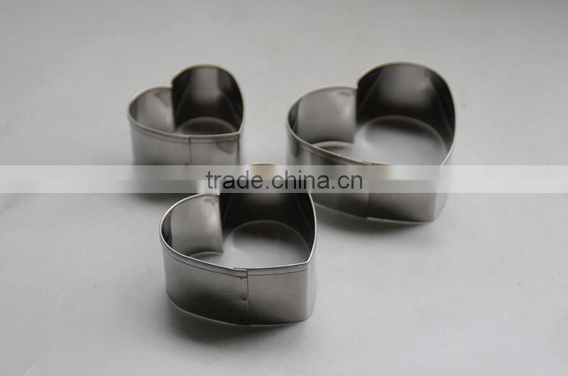 Heart-shaped Custom Cookie Cutters Set