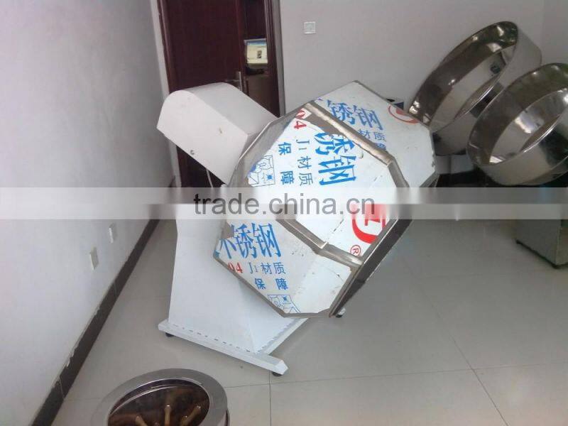 Stainless steel snacks food seasoning machine mixing various flavor