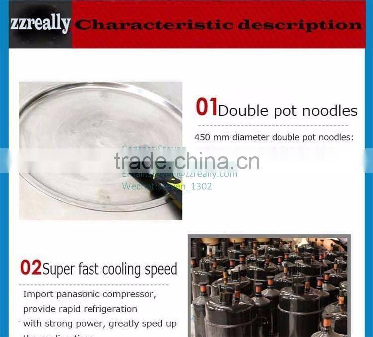 most popular 110V/220V Imported Compressor rolled fried ice cream making