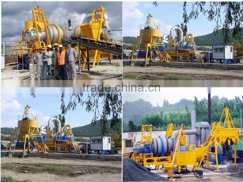 80t/h mobile asphalt mixture plant