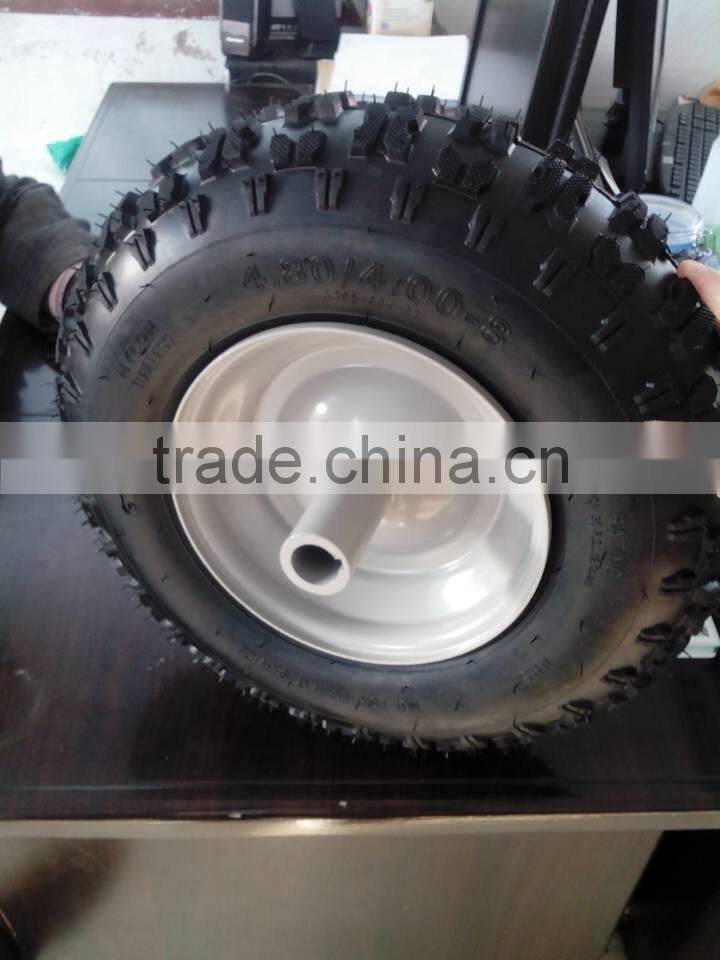 pneumatic tubless wheel for snow thrower
