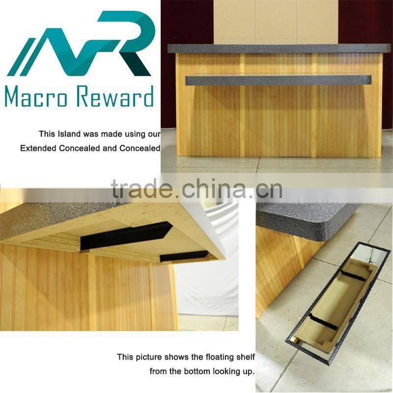 ASTM DIN EN 304 316 Stainless Steel Concealed Hidden Brackets for Warehouse