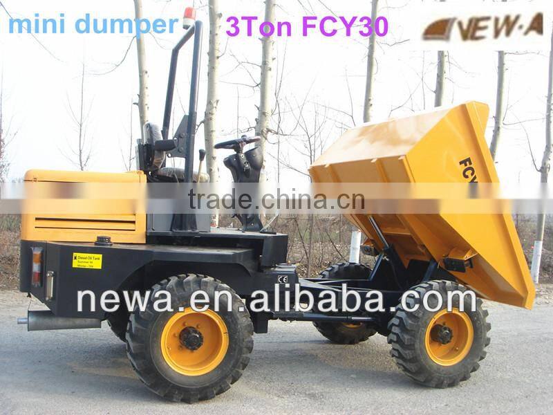 2016 hot 3ton FCY30 front site dumper