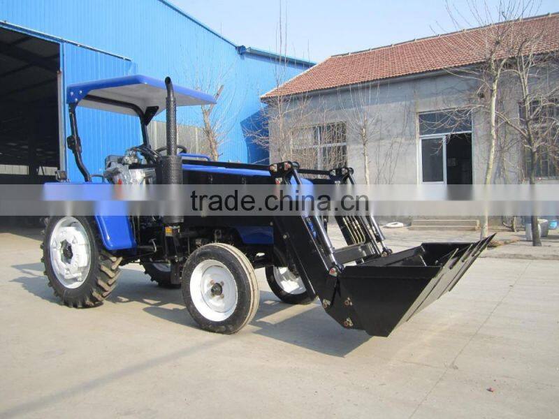 New Condition and CE Certificate 45hp 4WD tractor direct manufacturer front end loader backhoe for hot salle