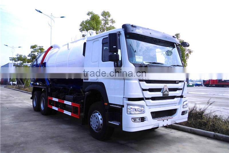 china manufacturer HOWO 20000l vacuum sewage sucker truck