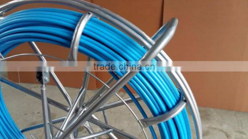 Fiberglass duct rodder for tube optical cable installation