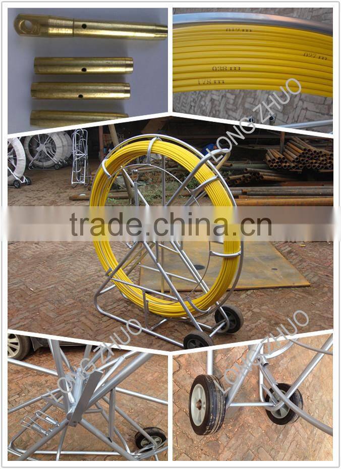 Flexible electric fiberglass continuous rod/Steel frame stand with brake