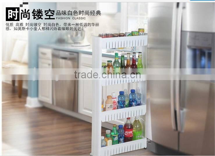 plastic storage rack / plastic folding rack / plastic rack with wheels