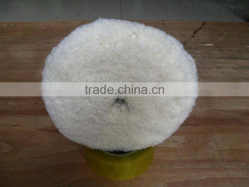 8'' double sides wool buffing pad made by RT112 wool
