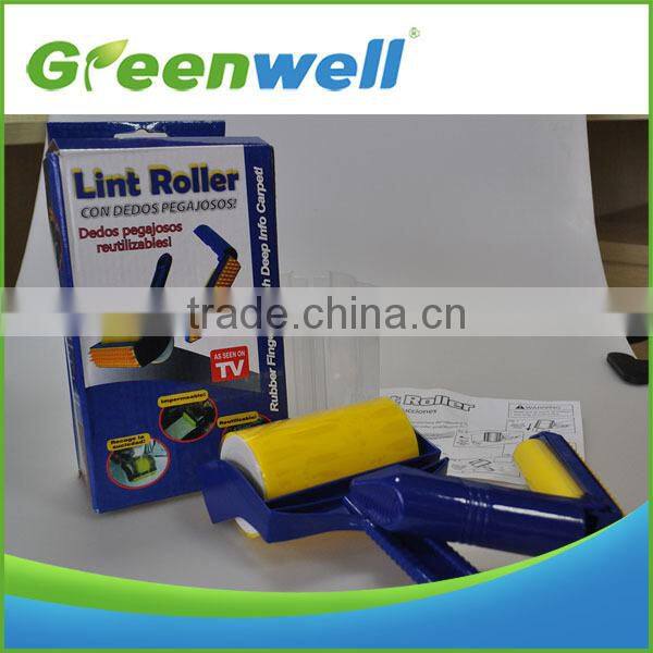 Various transports acceptable High quality mini size washable remover resuable sticky lint roller linter roller for russian