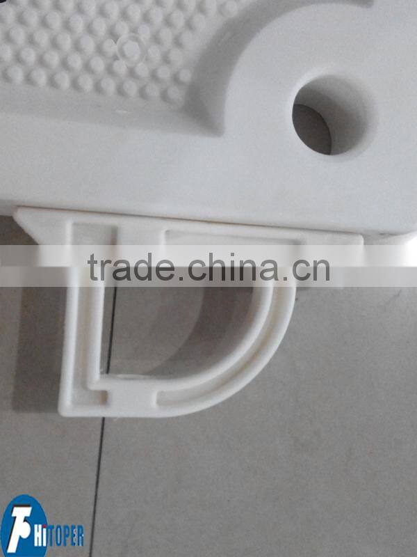 Filter press plate used in the dewatering treatment of water purification