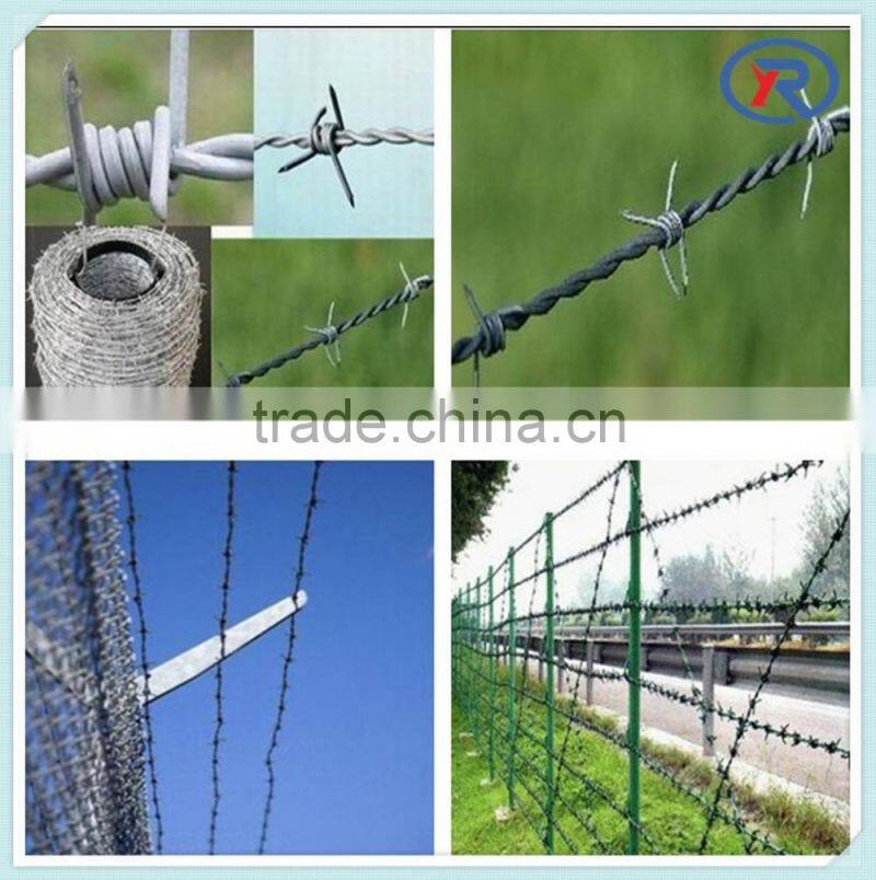 barbed wire mesh fence/zinc coated barbed wire