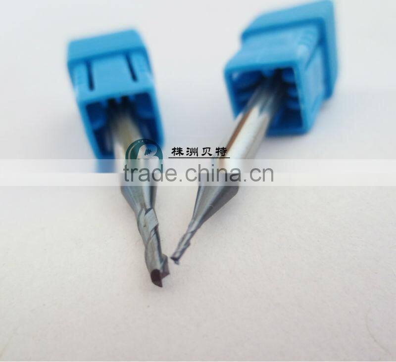 High quality Tungsten carbide 1 mm micro end mill from zhuzhou