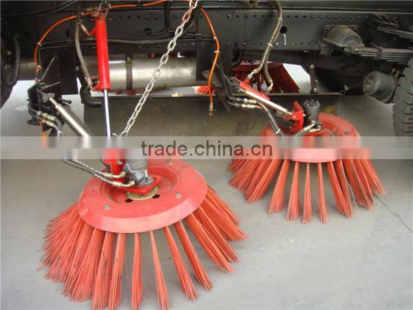 large dongfeng 6 wheels 180hp street sweeper truck for sale