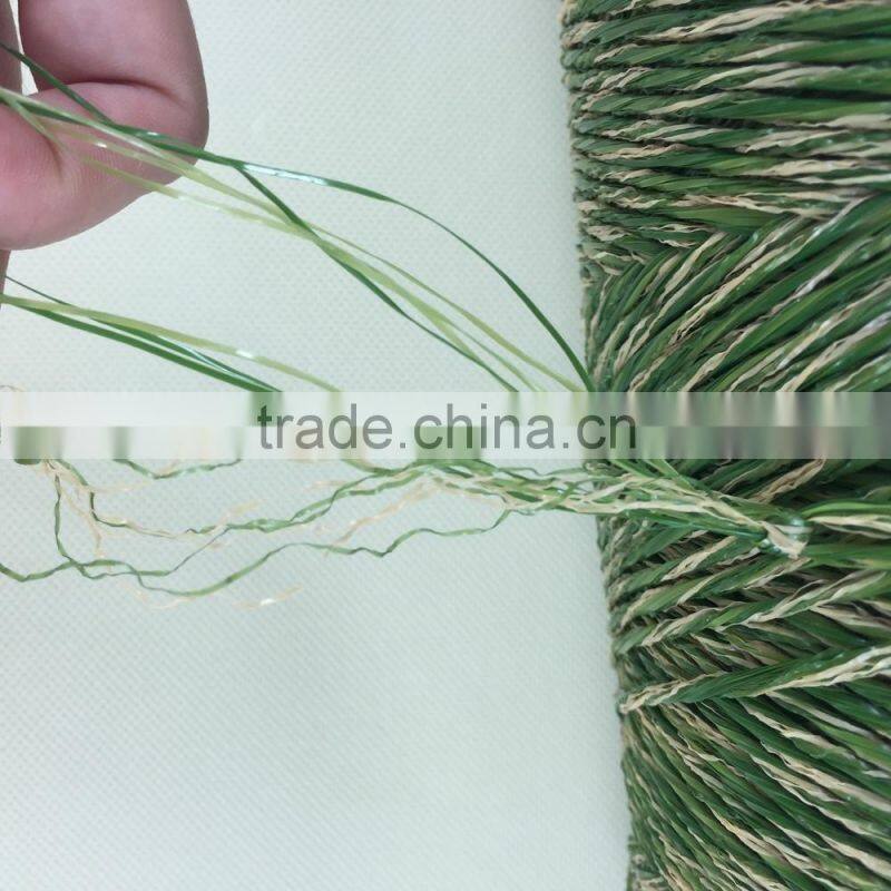 8000dtex fibrillated type PE PP commercial artificial grass yarn