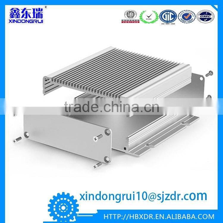 matt and colorful extruded aluminum enclosure