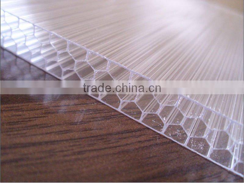 6mm polycarbonate honeycomb sheet,sun sheet/polycarbonate sheet