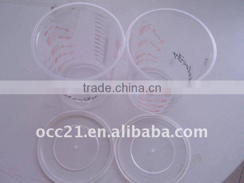 poly cup for paint mixing
