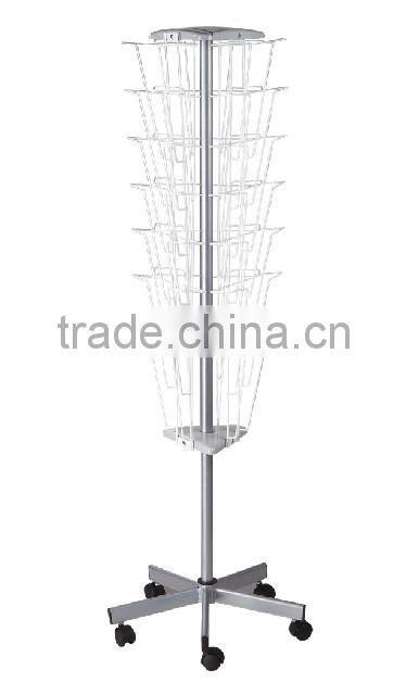 Rotating Metal Cap Shop Rack