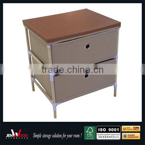 Metal leg nonwoven storage cabinet