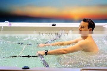 Best Acrylic Mini Pool Swimming Spa for Adults with 17" TV Powerful Air Jets