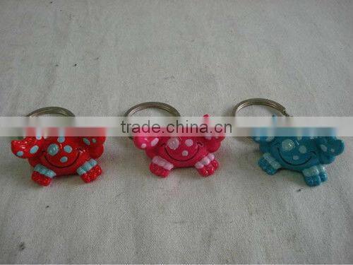 Resin animal small key chain