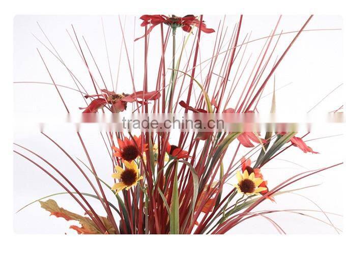 Home table decorative silk chrysanthemum artificial potted flowers