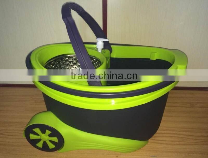 360 spin mop to easy portable with wheels