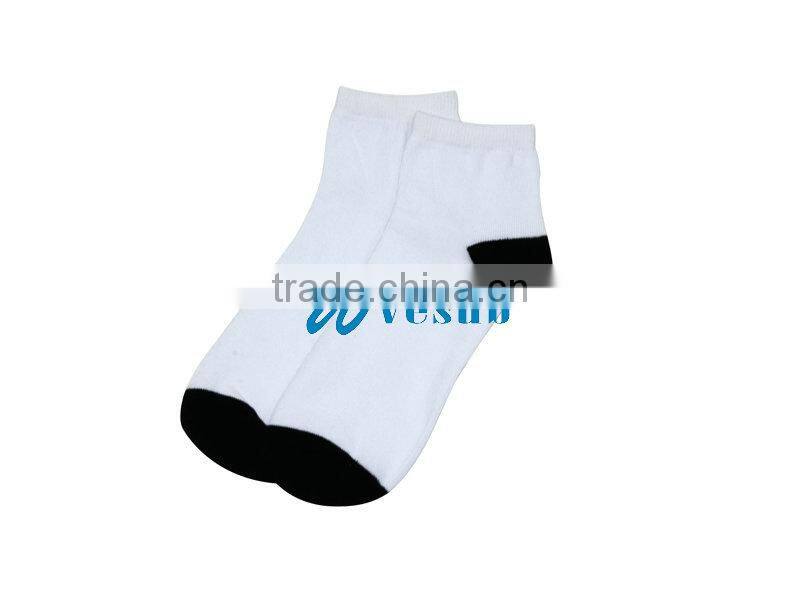 2015 White Polyester Socks for Sublimation