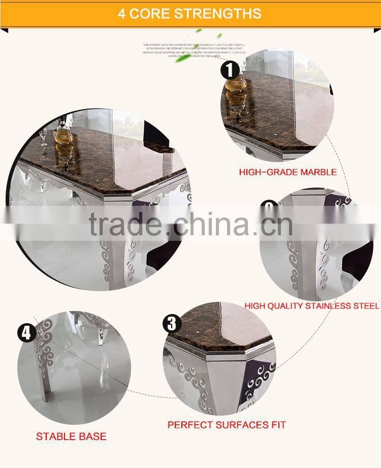 TH305 Cheap price Marble Dining Table Sets