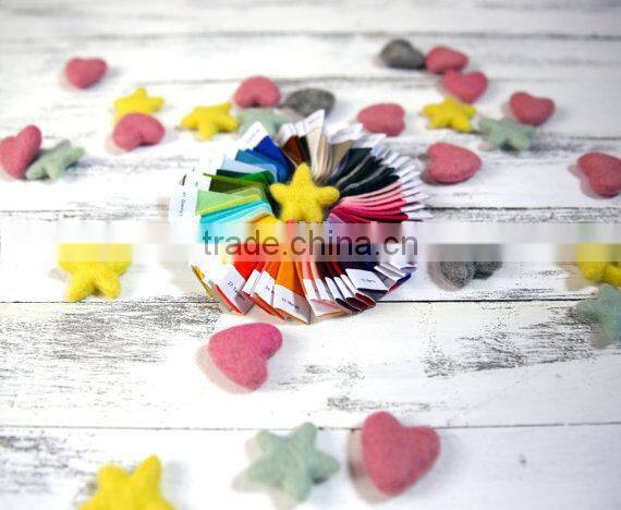 Polyester decorative pendants on Santa trees