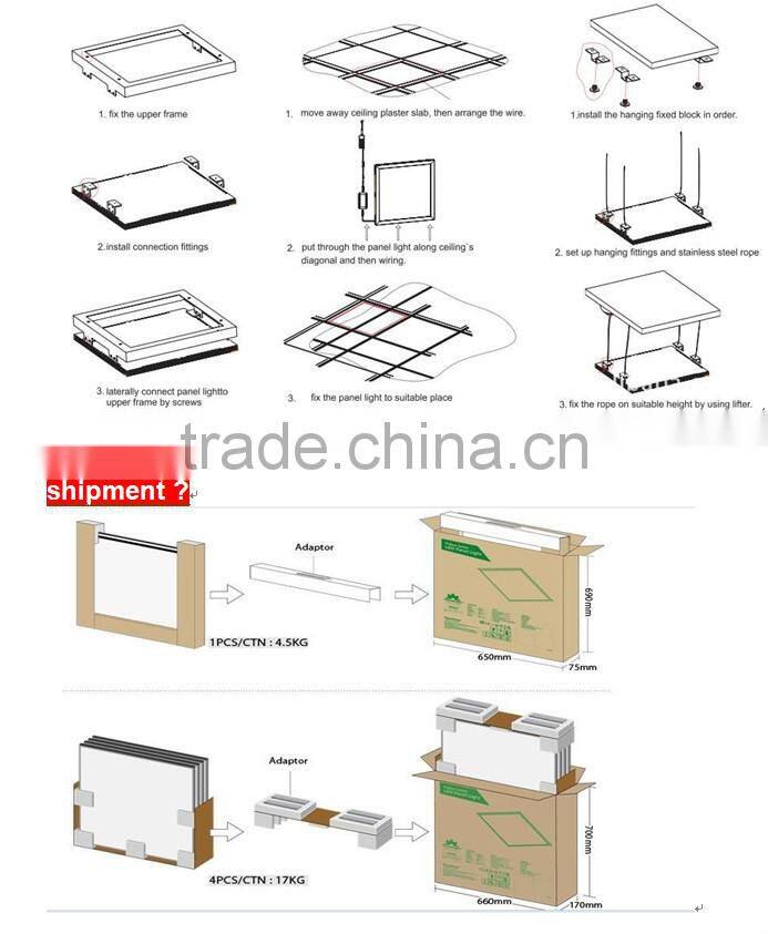 high power 15w ceiling round led light panel