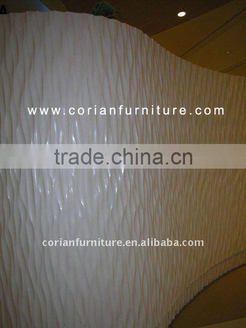 Hot selling new design Glacier white art designed 3D wall