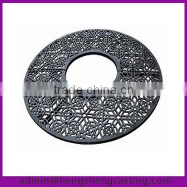 garden cast iron outdoor tree grill