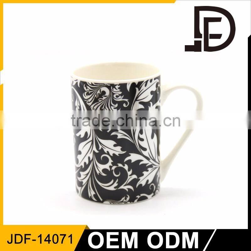 Drinkware ceramic coffee plain mug, snowflake coffee mugs