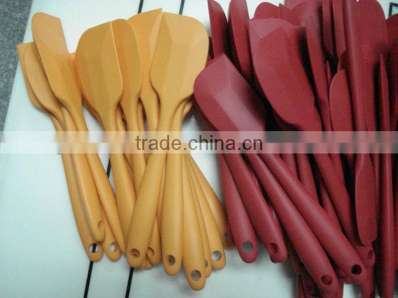 hot sale 20.5cm long silicone spoon for baby