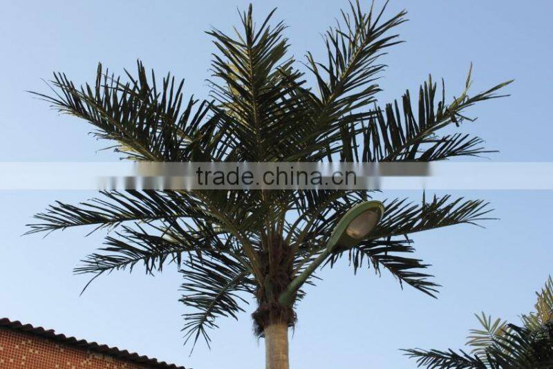 cheap artificial palm tree artificial coconut palm outdoor coconut with road light