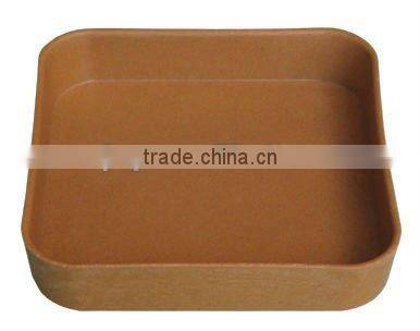 bamboo flower pot saucer Dish,Plastic flower dishes