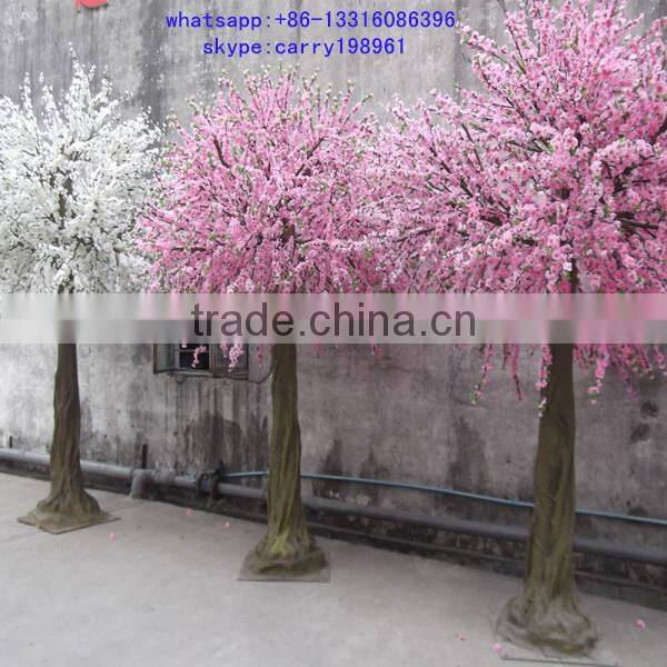 artificial peach tree with beautiful blossom flower